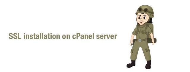 SSL Installation in a cPanel based server