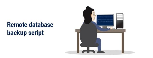Simple backup script for remotely backing up databases