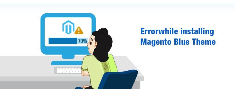 Error while installing Magento Blue theme.