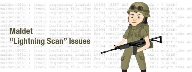 Fix Maldet “Lightning Scan” Issues