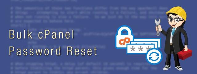 Change all user account passwords in a cPanel server