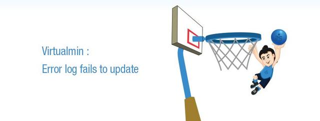 Error log fails to get update in Virtualmin