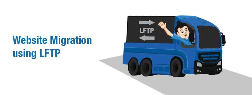 How To mirror or migrate a website from one server to another using lftp