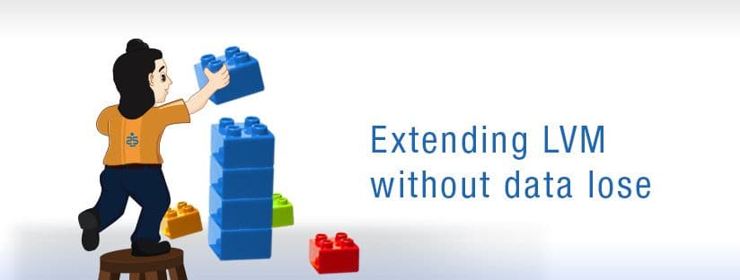 Extending LVM without data loss