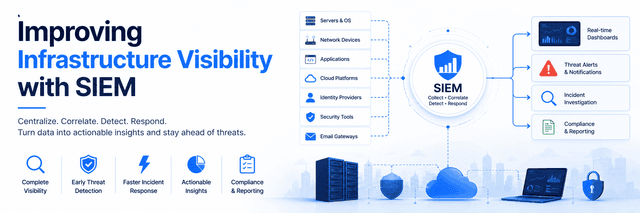 Improving Infrastructure Visibility with SIEM